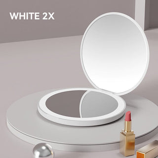 SAKER® LED Lighted Travel Makeup Mirror