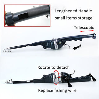 🎁Hot Sale 55% OFF⏳Saker All-in-one Telescopic Fishing Rod Kit