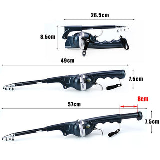 🎁Hot Sale 55% OFF⏳Saker All-in-one Telescopic Fishing Rod Kit