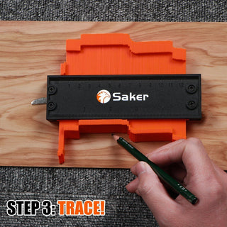 Saker® Contour Gauge Profile Tool With Lock